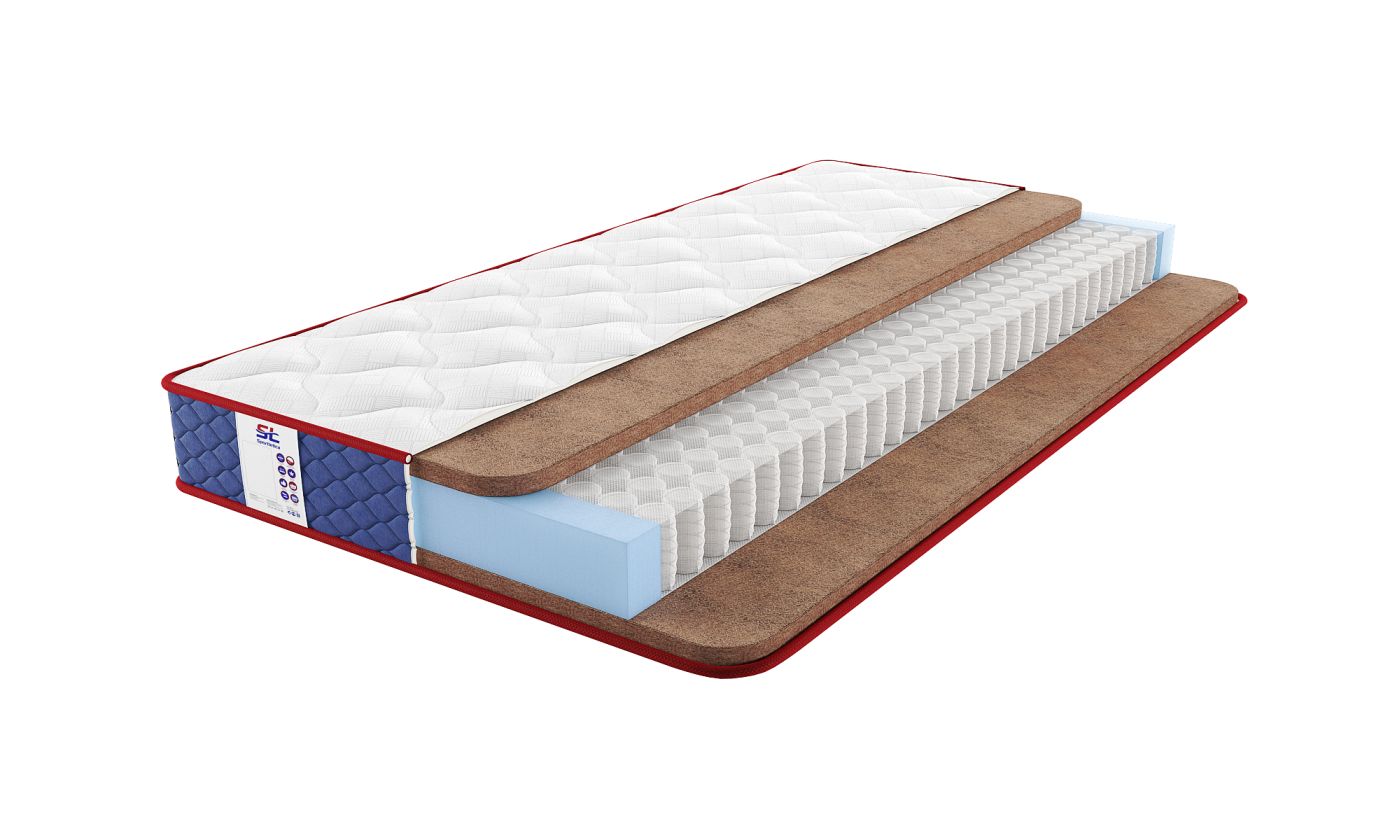 

Матрас Sportletica Stanly Cocos 110х190, Белый, Stanly Cocos