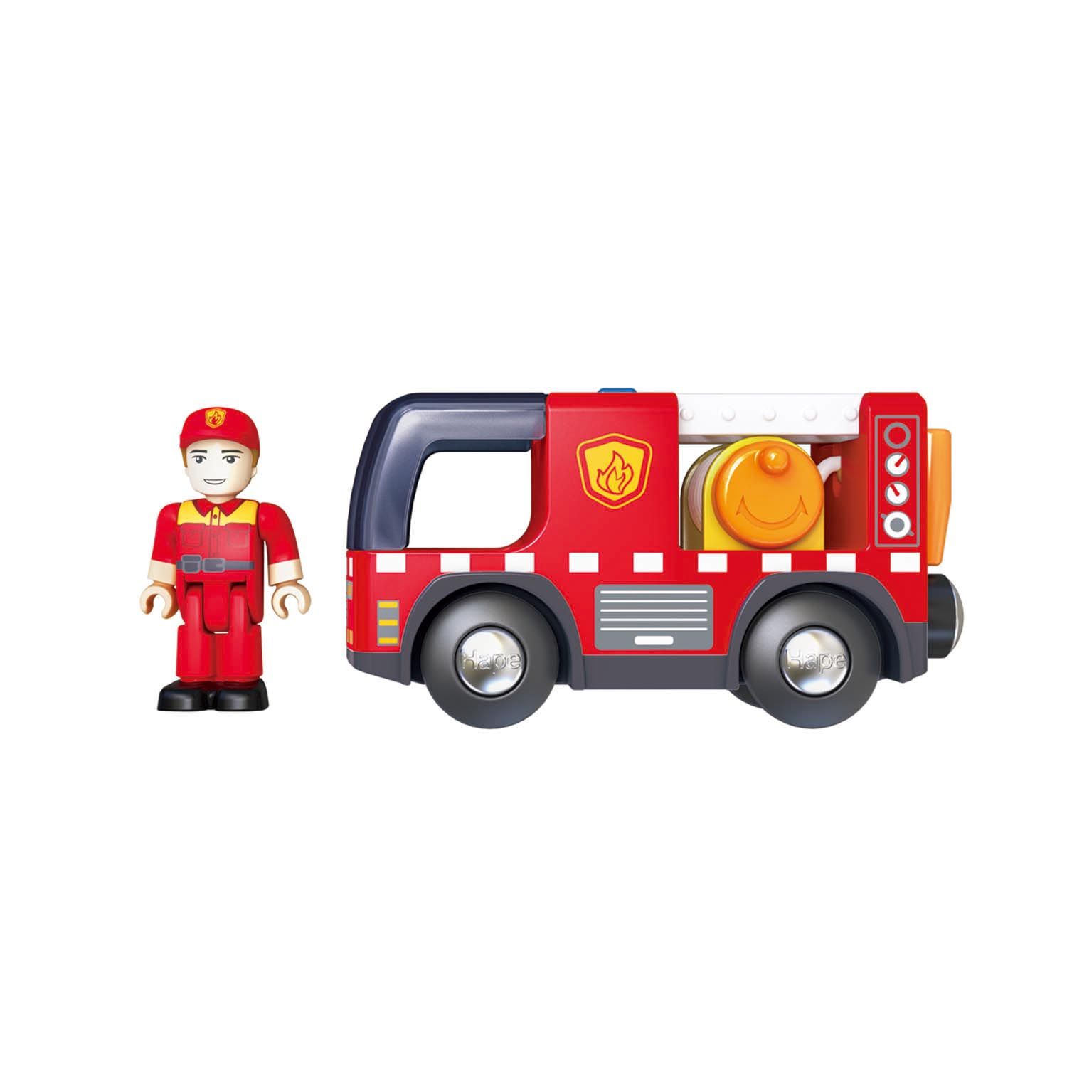 Пожарная машина с сиреной Hape E3737_HP