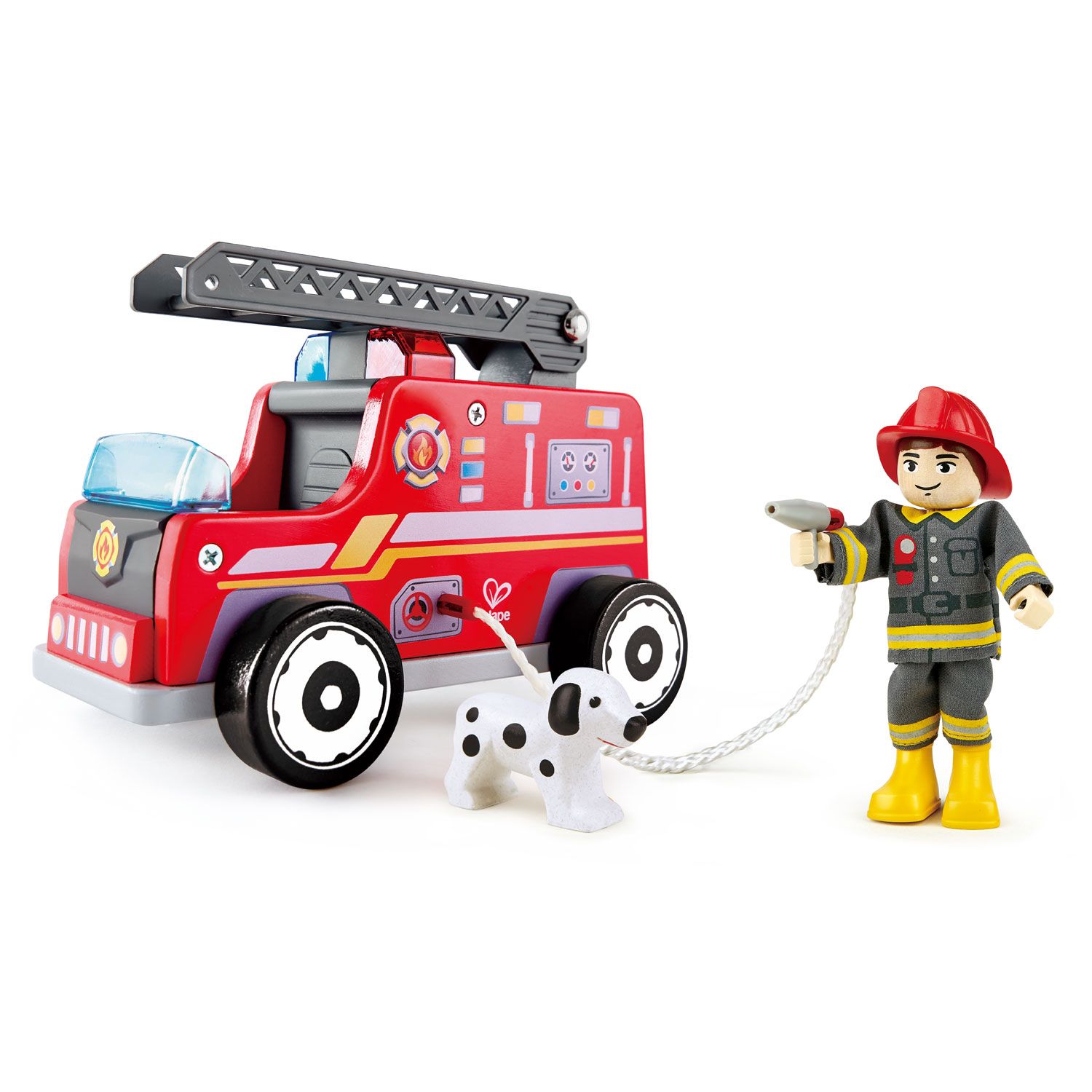 Пожарная машина с водителем Hape E3024_HP