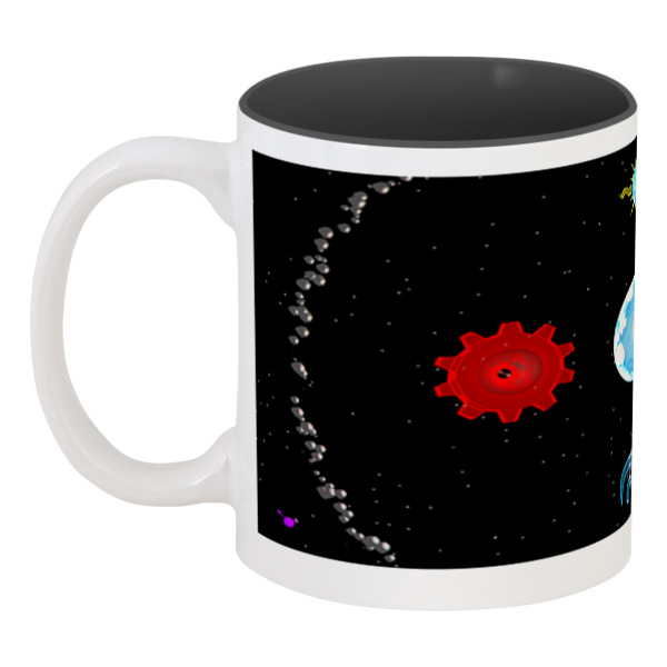 

Кружка Printio цветная внутри Space