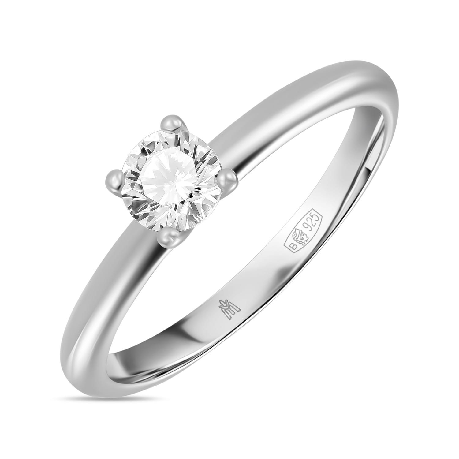 

Кольцо из серебра с фианитом р. 16.5 MIUZ Diamonds R01-SILVER-01-Z, R01-SILVER-01-Z