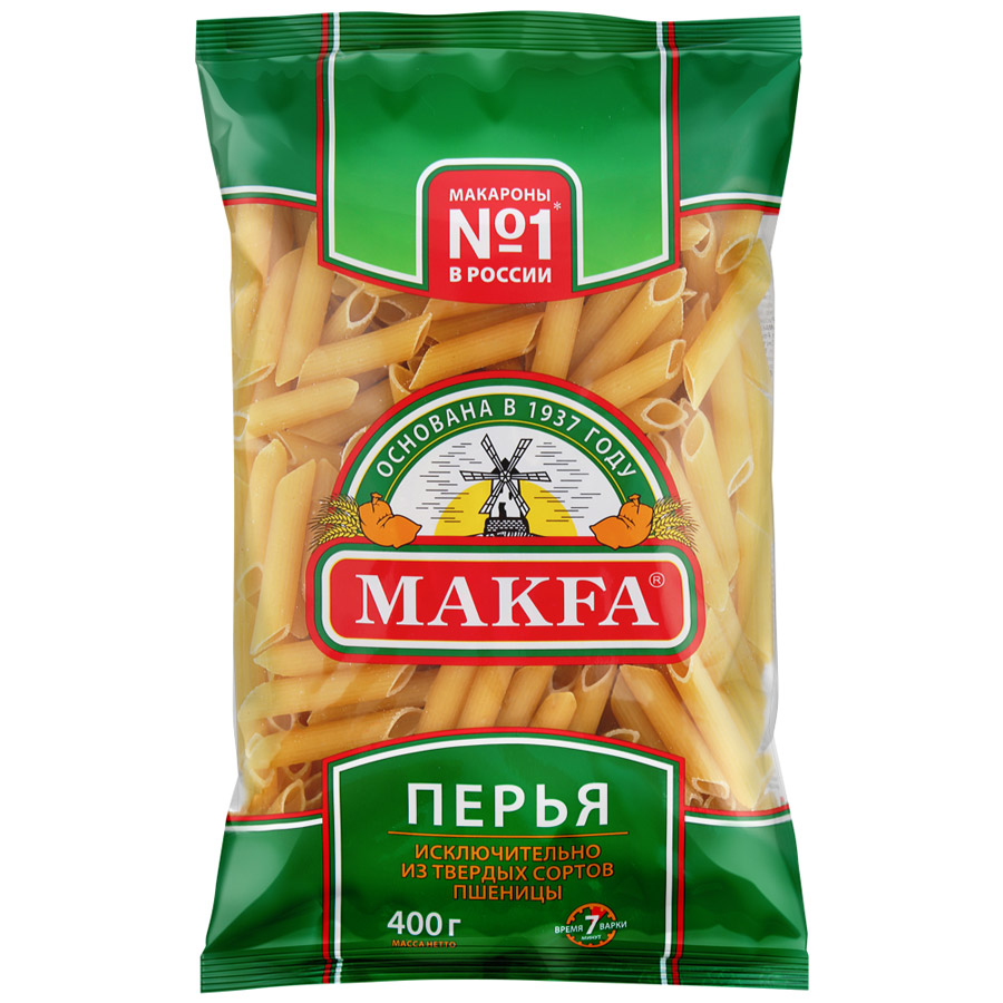 

Макаронные изделия Makfa перья 400 г