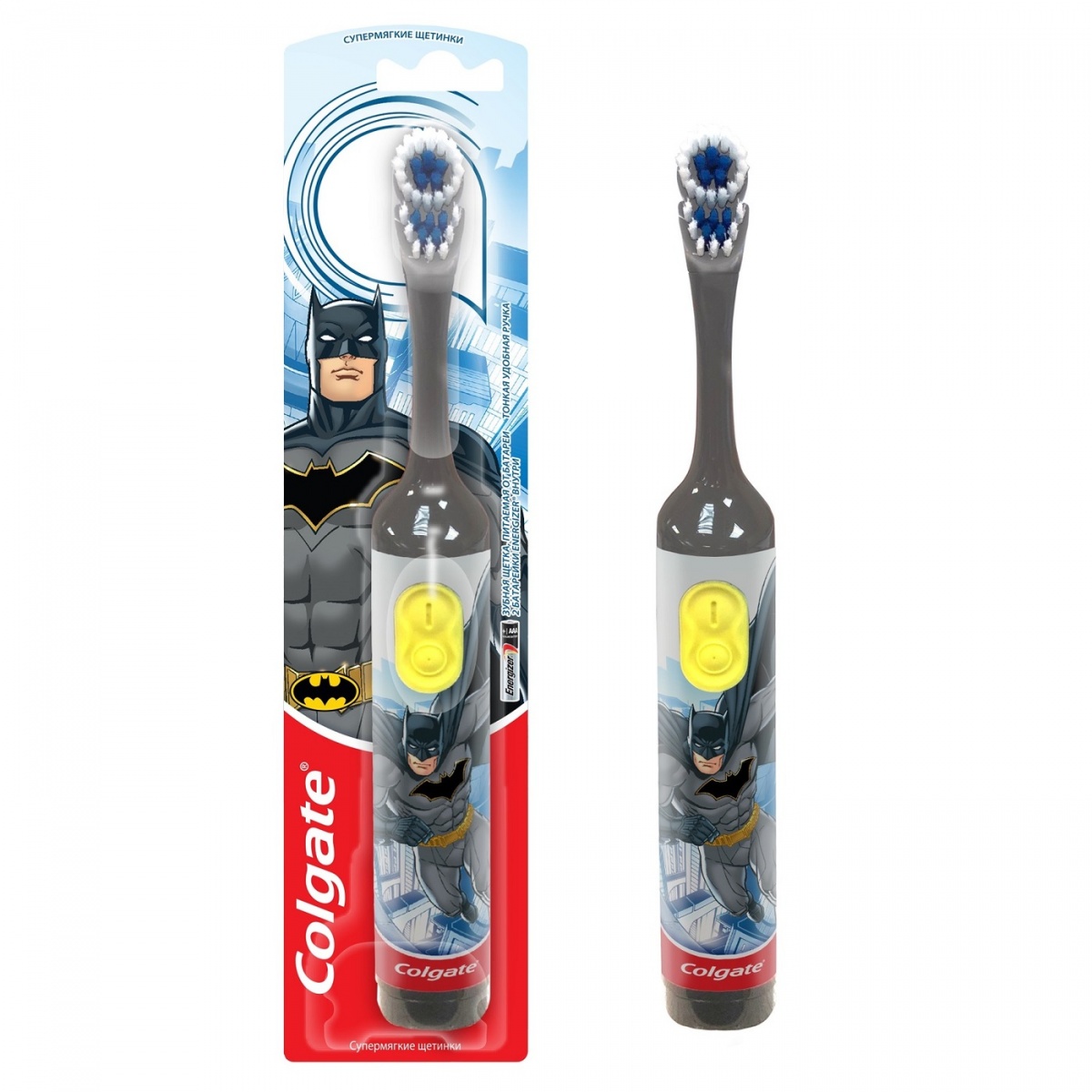 фото Зубная щетка электрическая colgate batman grey (cn07552a)