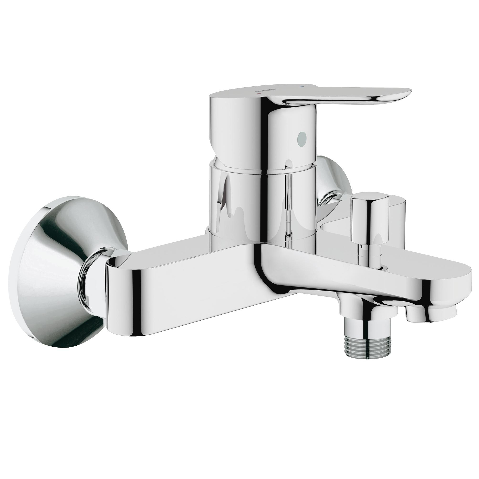 

Смеситель для ванны Grohe BauEdge 23334000 хром, Серебристый, BauEdge