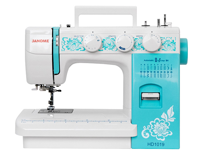 Швейная машина Janome HD1019 5pc diy craft одежда апплика подсолнечник дейзи швейная железная вышитая апплика