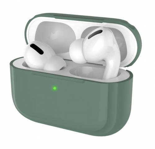 фото Чехол nobrand для airpods pro midnight green