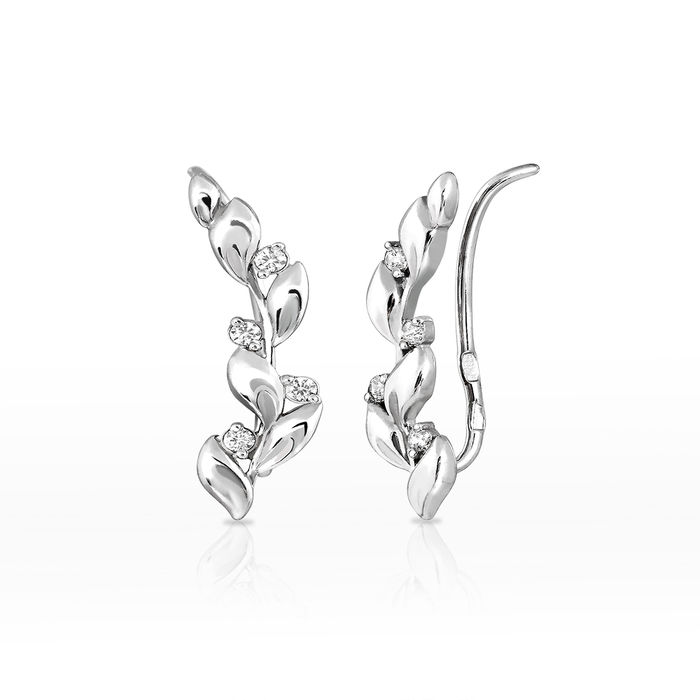 

Серьги женские из серебра SKAZKA Natali Romanovoi 26476, фианит, 26476