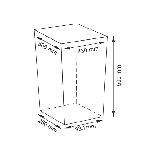 фото Плетеная корзина для белья с крышкой, wasserkraft lippe wb-450-m