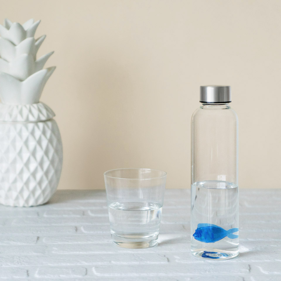 

Бутылка для воды Blue Fish 0,5 л, Balvi