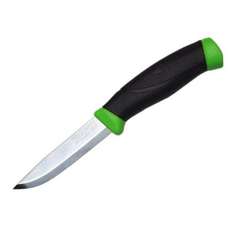 фото Нож morakniv companion green, нержавеющая сталь, цвет зеленый