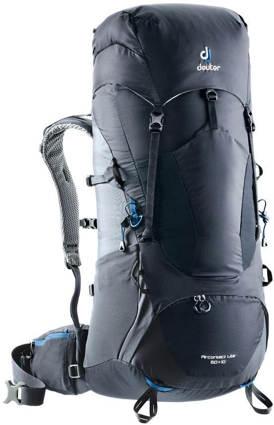 фото Рюкзак треккинговый deuter aircontact lite 50-60 л black/graphite