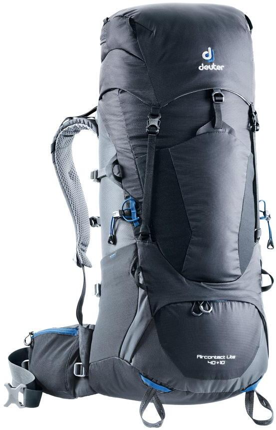 фото Рюкзак треккинговый deuter aircontact lite 40-50 л black/graphite