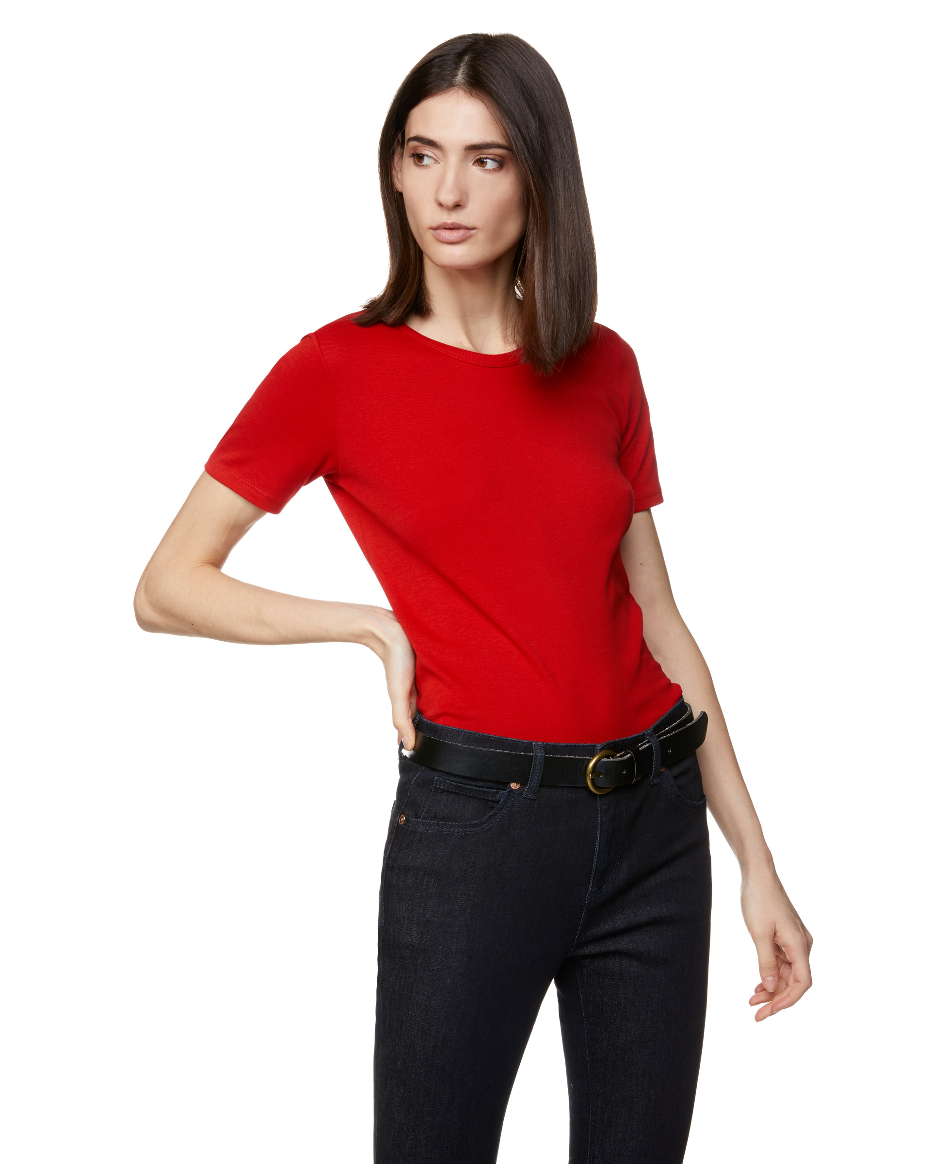 

Футболка женская United Colors of Benetton CCC_3GA2E16A0 красная S, CCC_3GA2E16A0