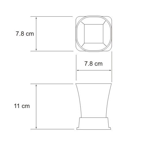 фото Стакан для зубных щеток, wasserkraft amper k-5428black