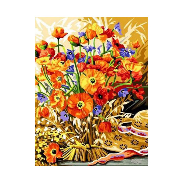 

Канва с рисунком MARGOT 'Маки' 50*65 см MRC1333-534