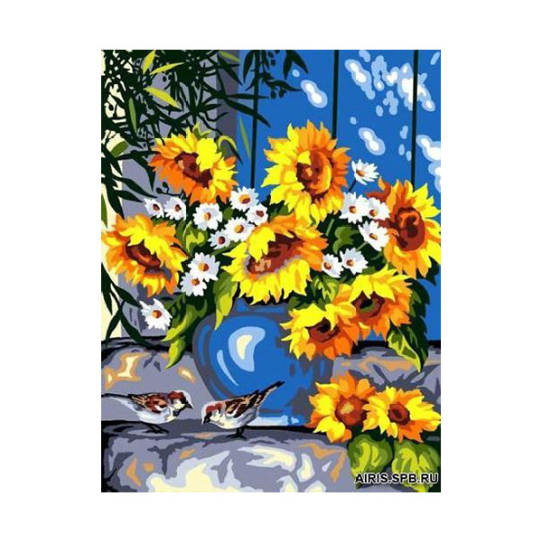 

Канва с рисунком MARGOT 'Подсолнухи' 50*65 см MRC1333-527