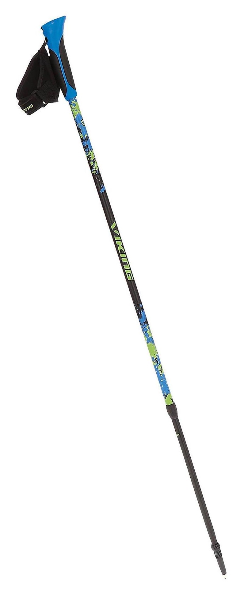 Палки для скандинавской ходьбы Viking Ruten Pro 2020-21, голубой/черный, 83-135 см