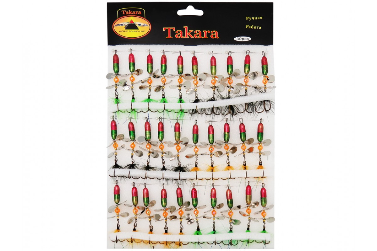 

Блесна Takara Т-5135 Ручная работа 10 г, разноцветный, 30 шт., Серебристый, Т-5135 Ручная работа