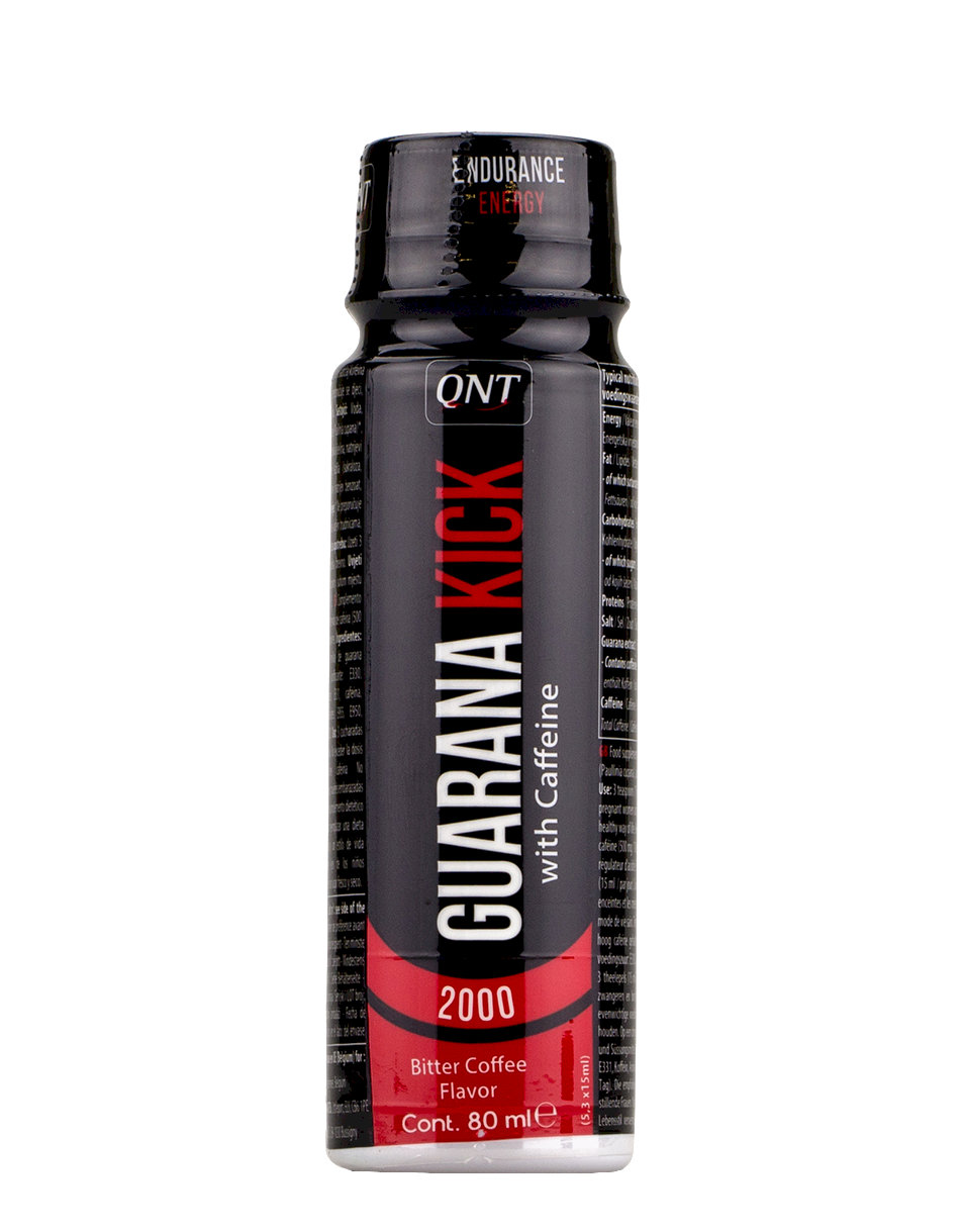 

Энергетик QNT Guarana Kick 2000, 80 мл, bitter coffee, Guarana Kick 2000