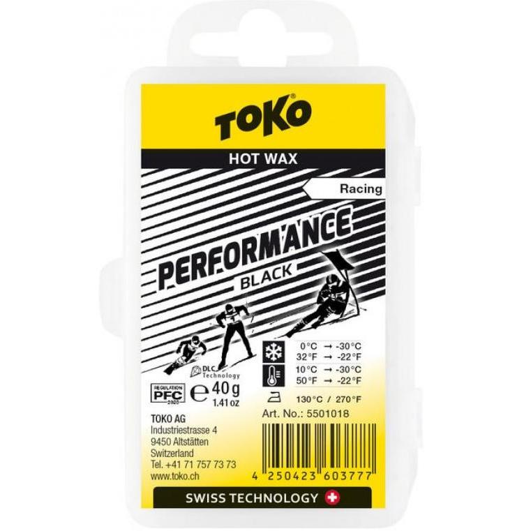 Низкофтористый парафин Toko 2020-21 Performance Black 40 G Black