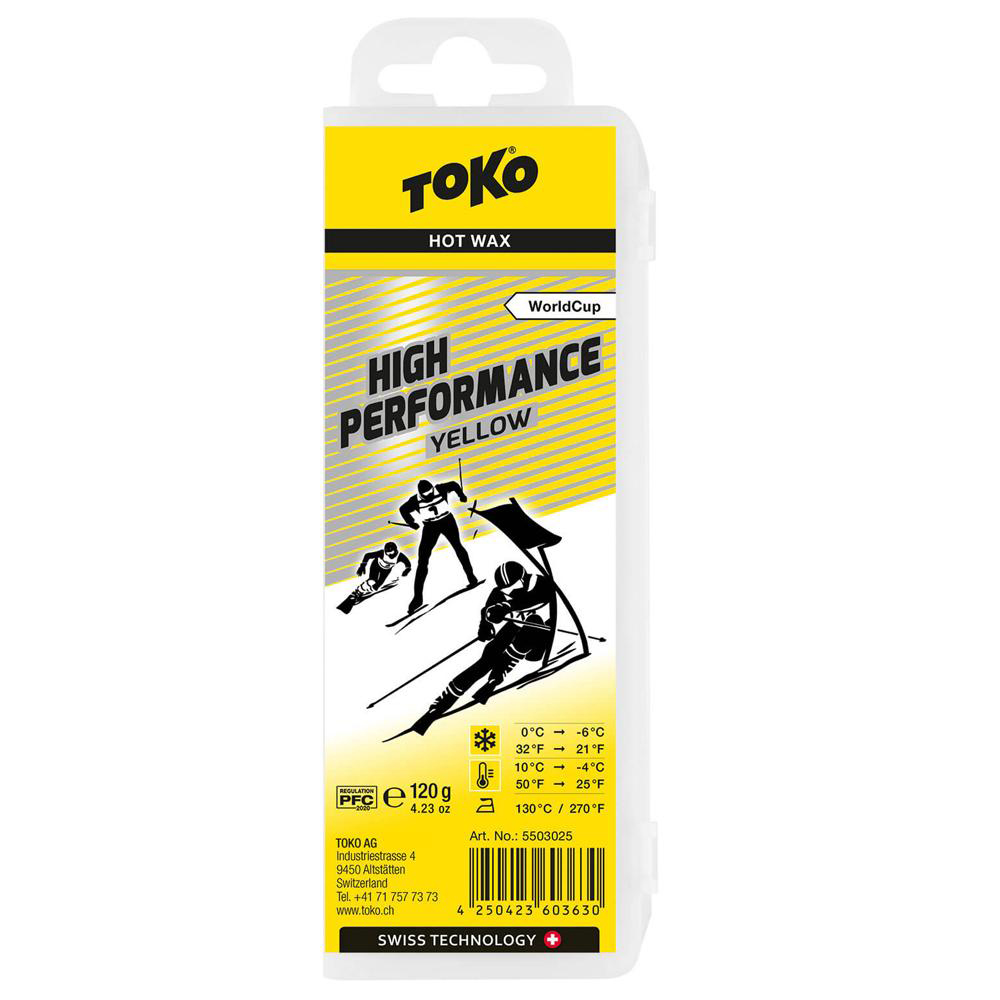 фото Высокофтористый парафин toko 2020-21 high performance yellow 40 g yellow