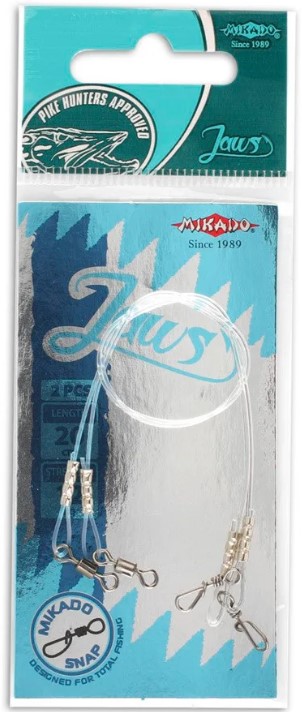 

Рыболовный поводок Mikado 35 см, 12 кг, флюрокарбон, 2 шт., Белый
