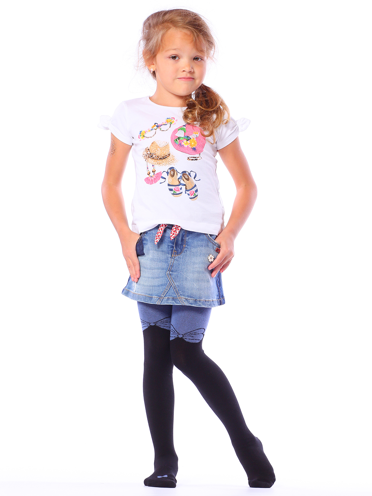 

Колготки детские Giulia, цв. голубой р.104, D030KIDS
