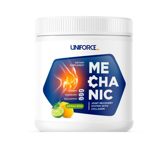 

Uniforce Комплекс для суставов и связок Uniforce Mechanic, 414 г, вкус: лимон-лайм