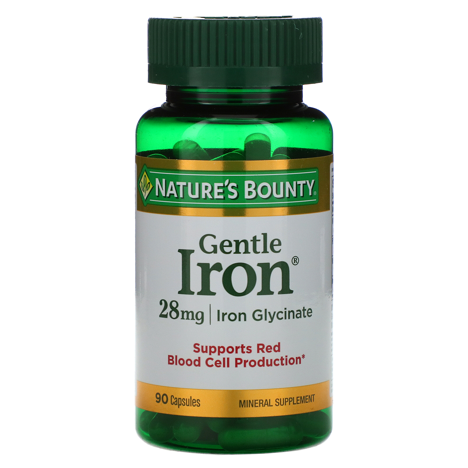 

Nature's Bounty Минерал Nature's Bounty Легкодоступное железо 28 мг, 90 капс