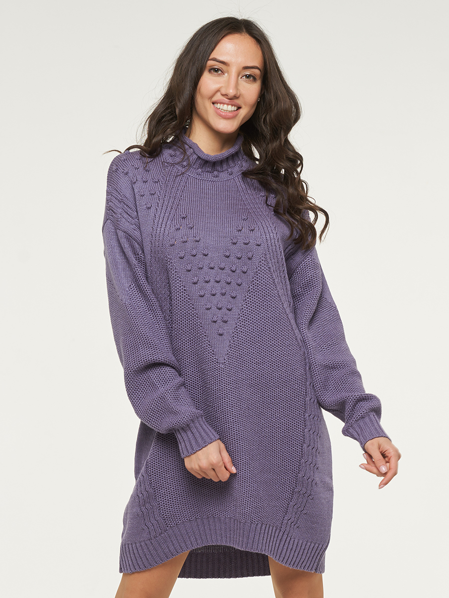 

Платье женское VAY 202-2436 фиолетовое 52