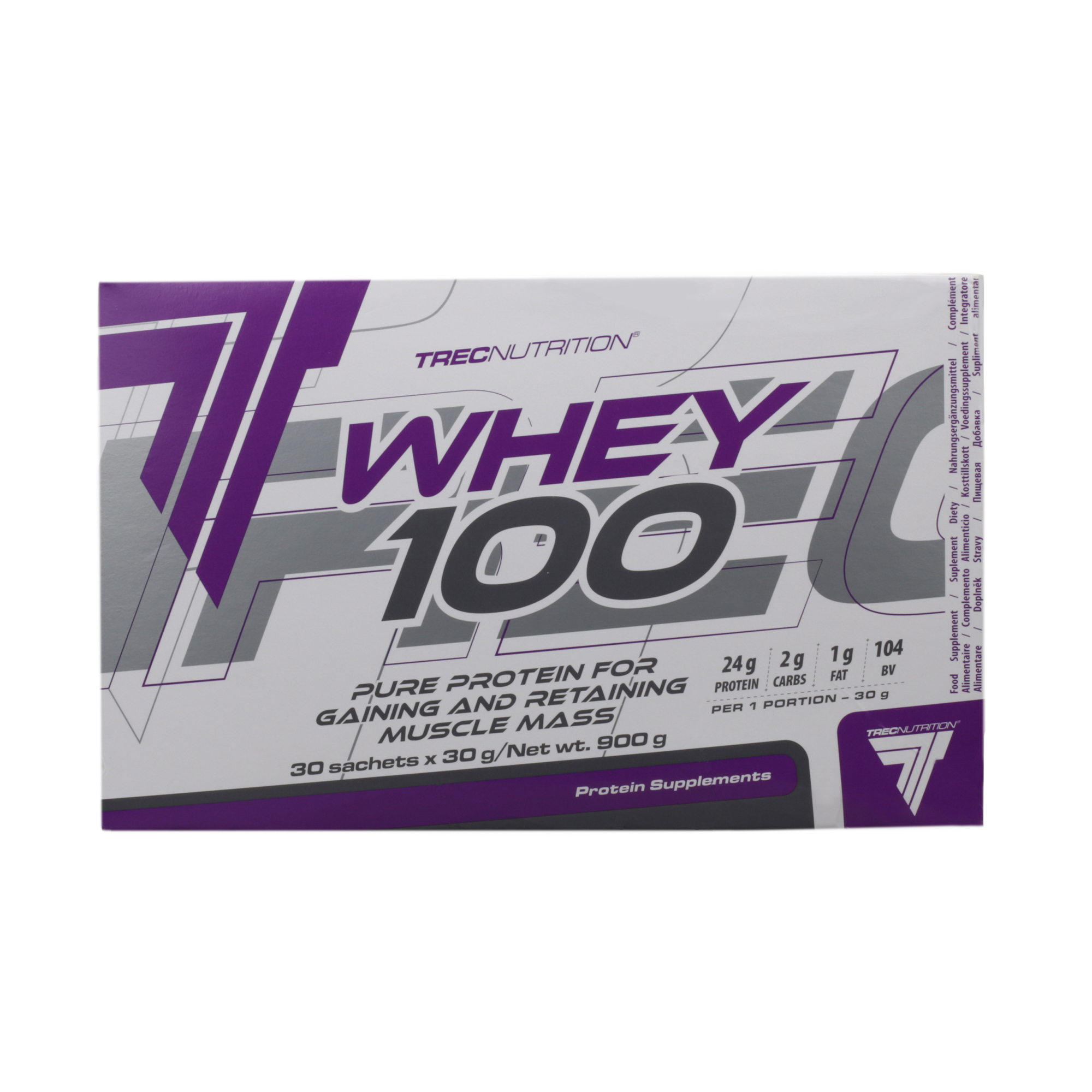 фото Протеин trec nutrition whey 100, 30 г, cookies & cream