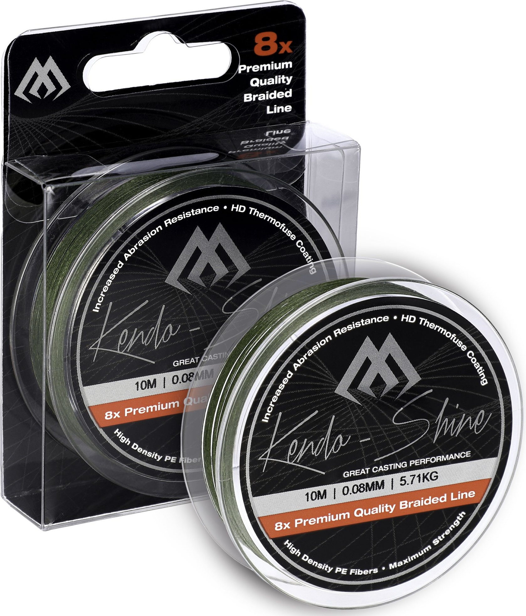 

Леска плетеная Mikado Kendo Shine 8-x HDPE 0,1 мм, 150 м, 8,23 кг, green, Зеленый, Kendo Shine 8-x HDPE