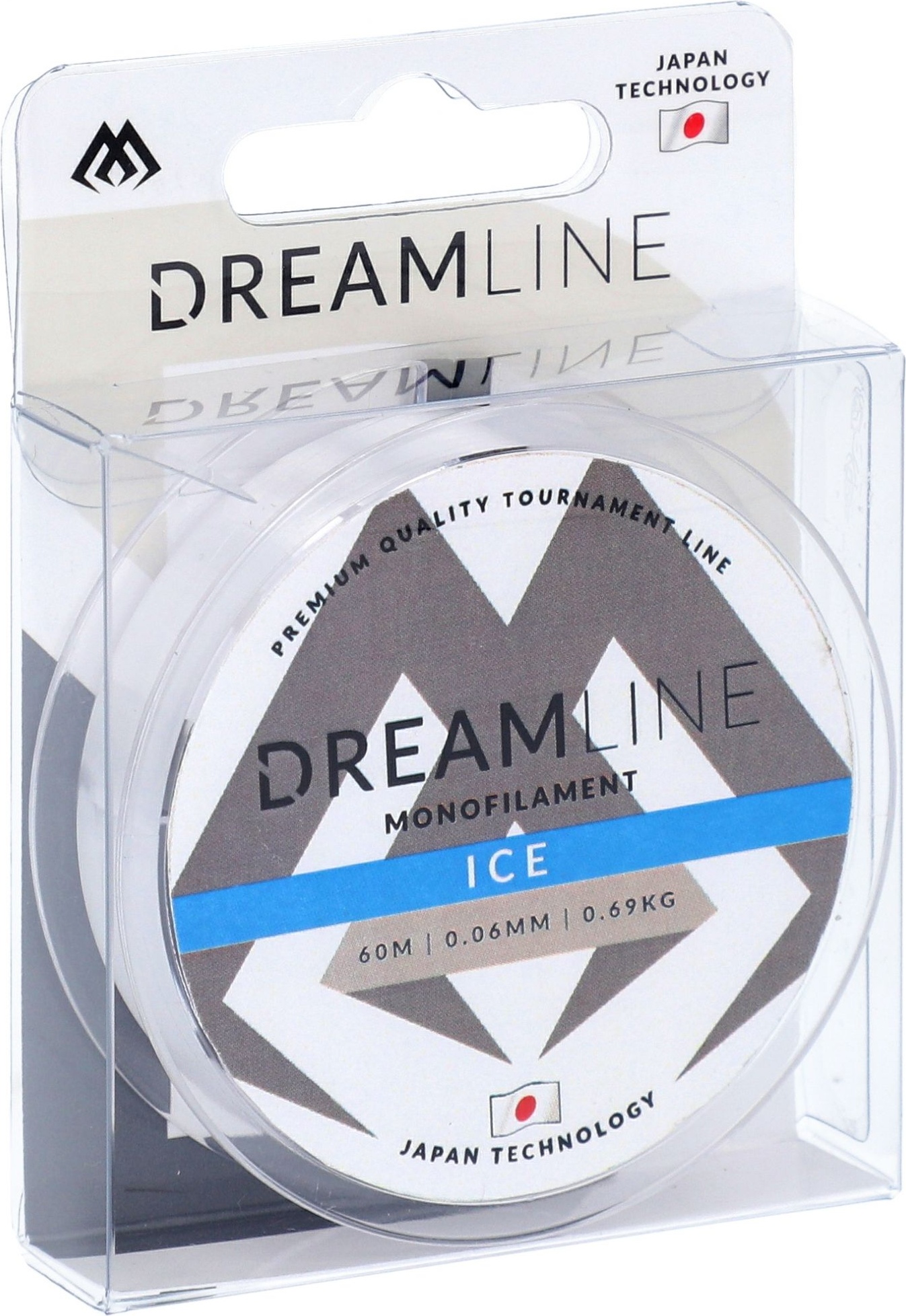 Леска монофильная Mikado Dream Line Ice 0,16 мм, 60 м, 3,82 кг, clear