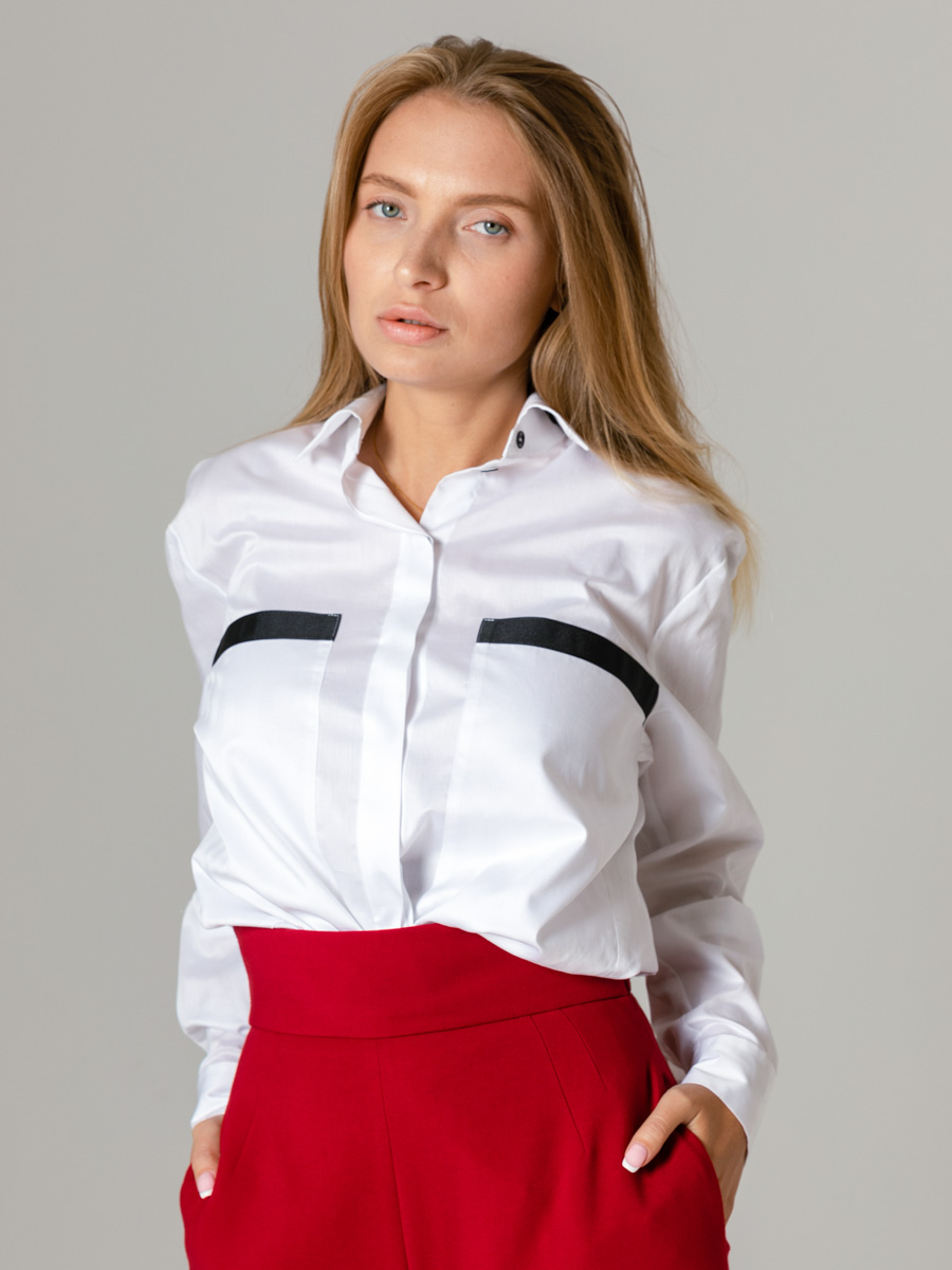 

Блуза женская ME TODAY METODAY1700 белая S; M; L, Белый, METODAY1700