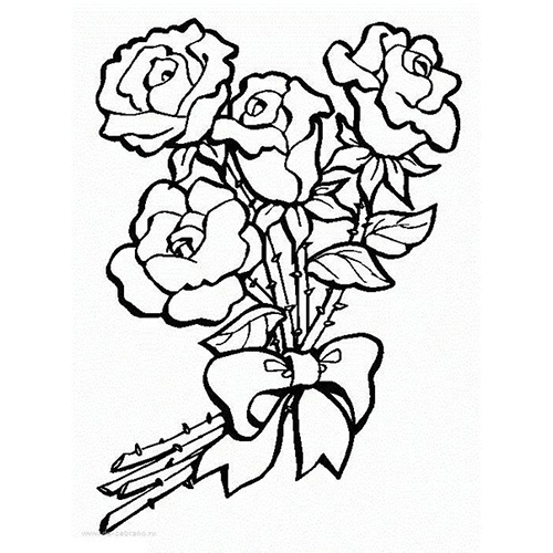 фото Набор для рисования песком с трафаретом розы 21*30см айрис