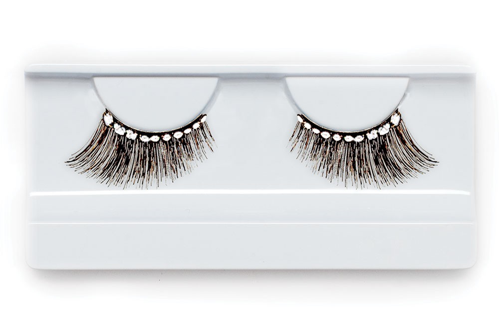 Ресницы со стразами Kryolan/Jewellery Eyelashes (Цв: n/a)/9381 женская брошь роза с кристаллами стразами