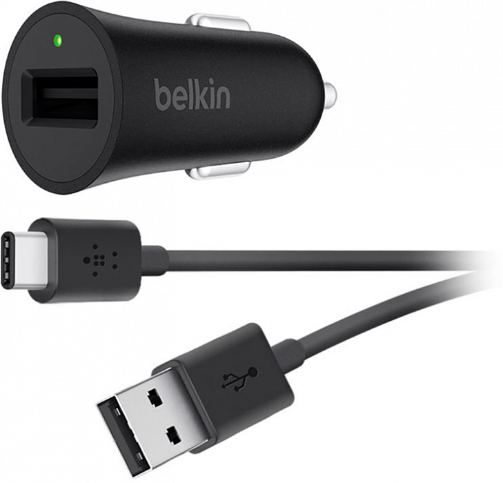 фото Автомобильное зарядное устройство belkin boost up f7u032bt04 (black)