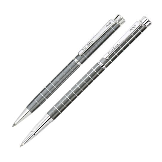 фото Набор подарочный pierre cardin pen&pen - gray, ручка шариковая + ручка роллер