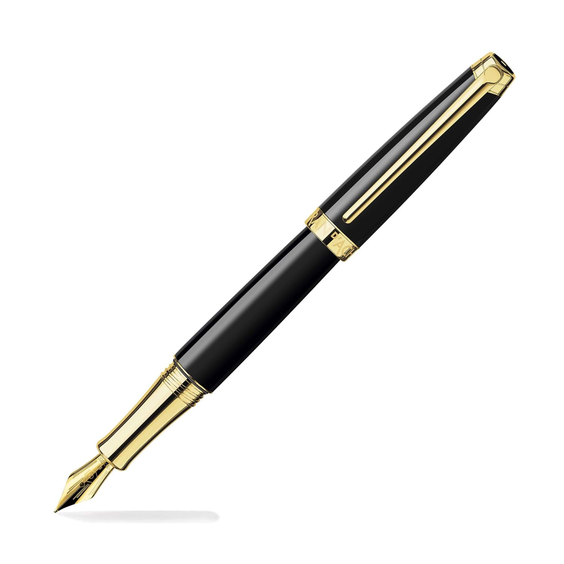 фото Перьевая ручка caran d’ache leman ebony black lacquer gp f