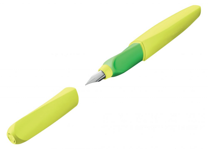 фото Pelikan office twist - yellow neon, перьевая ручка, m