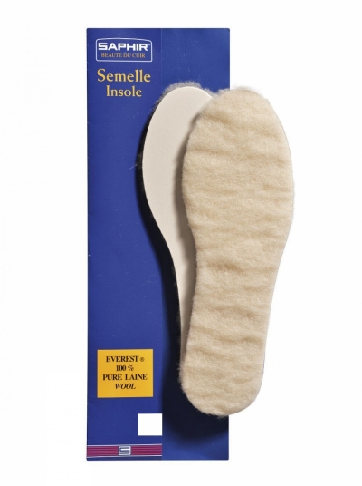 фото Стельки для обуви из шерсти saphir semelle insole everest 100% pure laine wool р.36