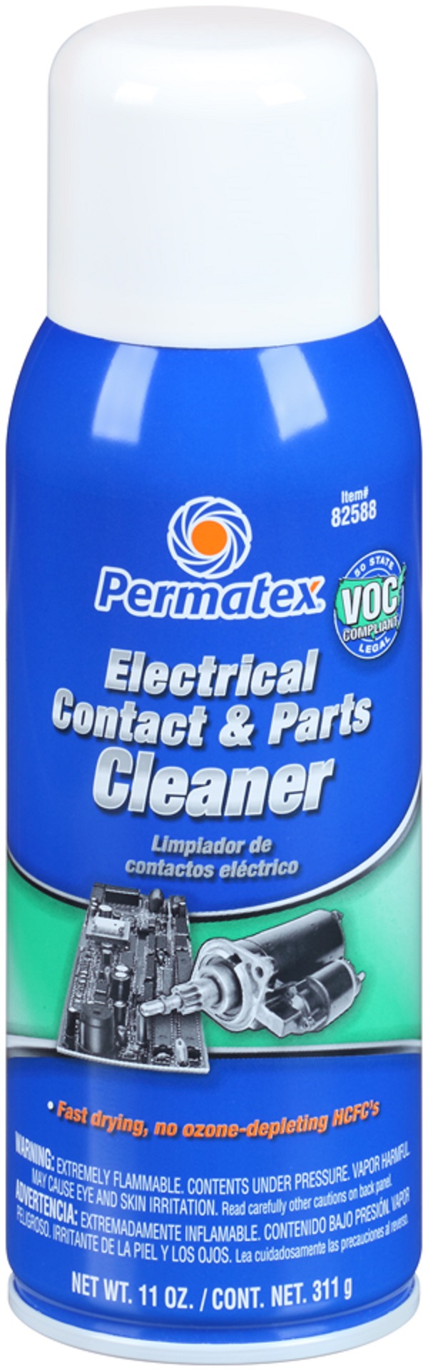 Очиститель электроконтактов и печатных плат Permatex 82588 аэрозоль  311 гр