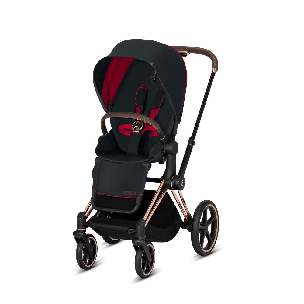 фото Комплект тканевых чехлов cybex priam iii seat pack, fe ferrari victory black