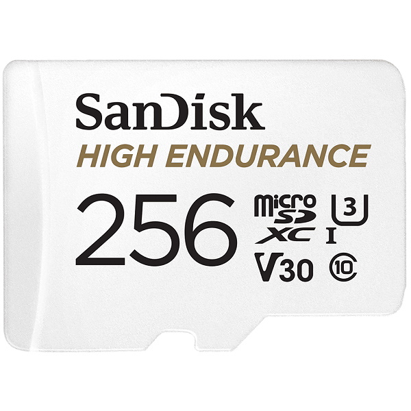 Карта памяти SanDisk microSDXC Class 10 UHS-I U3 V30 High Endurance Video Monitoring Card