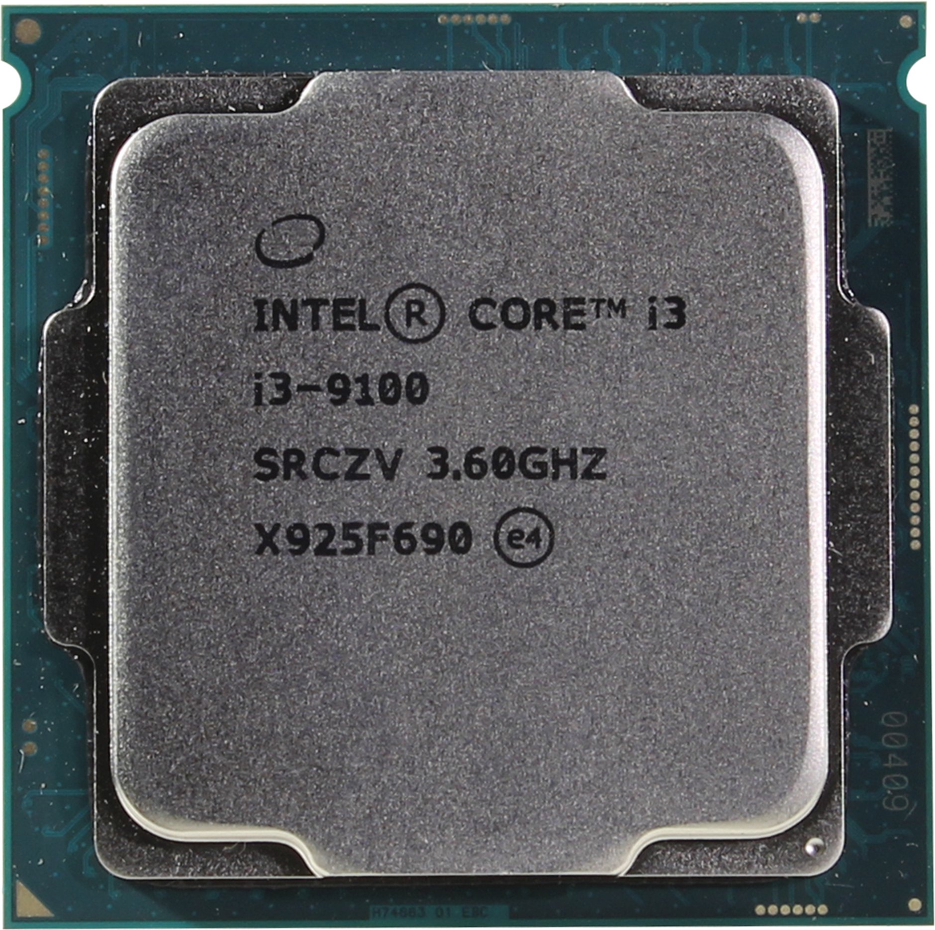 фото Процессор intel core i3 9100 lga 1151-v2 oem