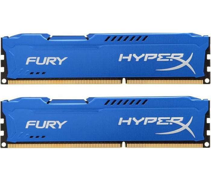 

Оперативная память Kingston HyperX FURY Blue (Kit of 2) (HX313C9FK2/16), HyperX FURY Blue