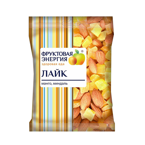 

Смесь фруктовая "Лайк", манго и миндаль Фруктовая Энергия 45 г
