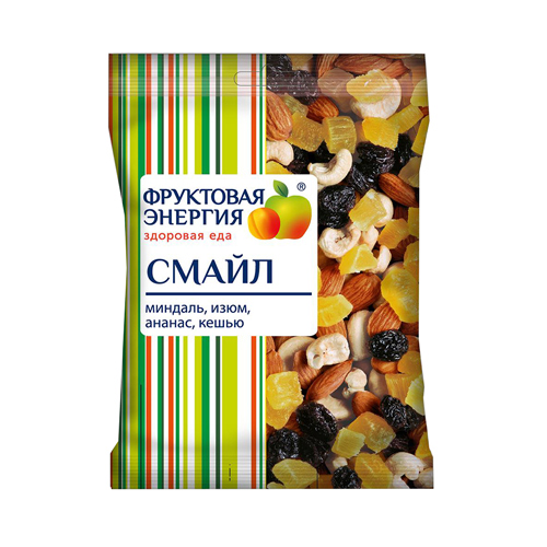 Смесь фруктово-ореховая Фрути-Смайл Фруктовая Энергия 50 г