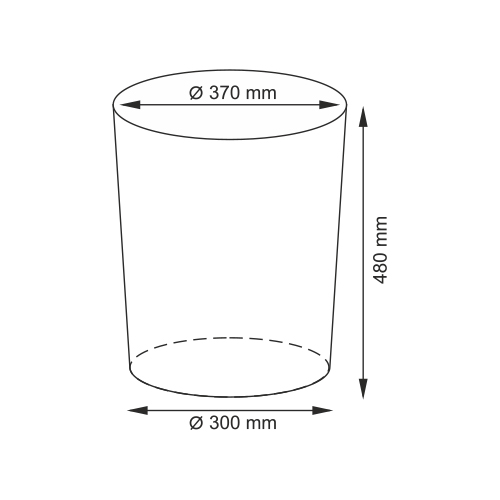 фото Плетеная корзина для белья с крышкой, wasserkraft main wb-410-m