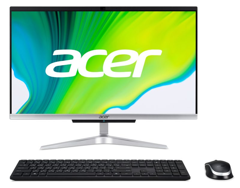 фото Моноблок acer aspire c22-963 (dq.beper.004) silver/black